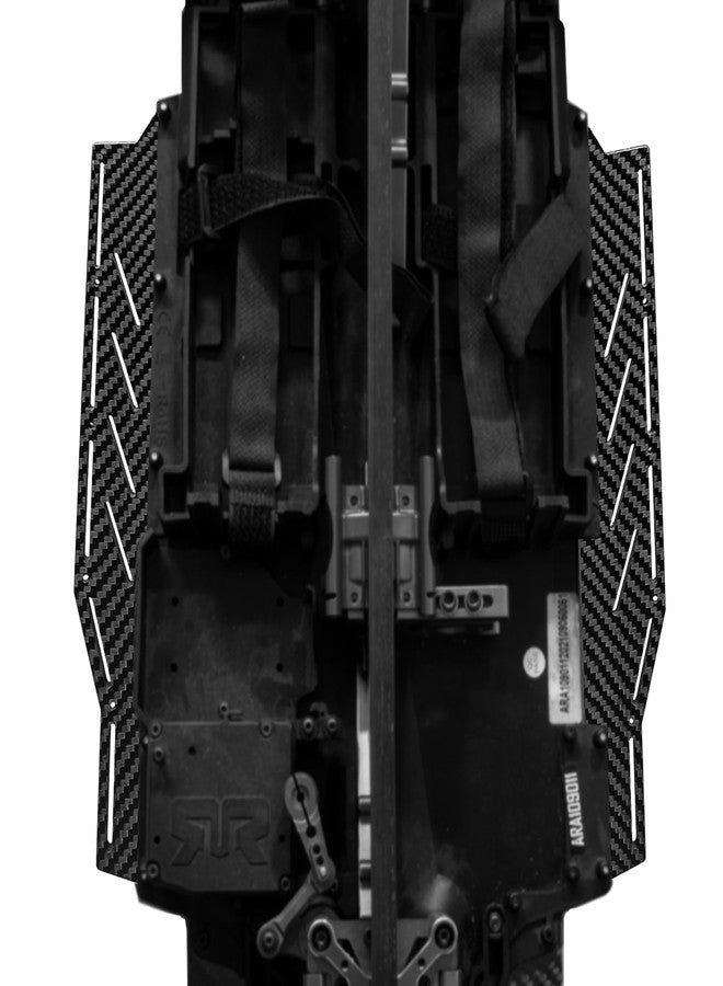 LRFHL Carbon Fiber Left and Right Side Board Plate RC Upgrade Part for ARRMA F1 V2 Limitless 1/7 RC Car - Image 3